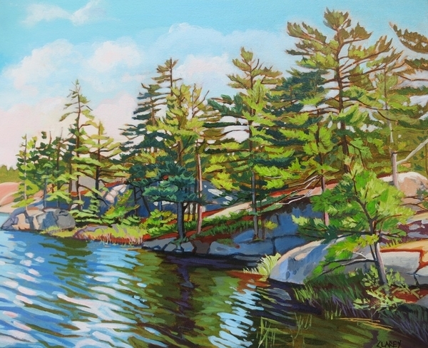 Georgian Bay Island National Park, shoreline study 1