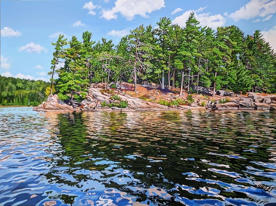 Summer Dreaming, Algonquin Park, 30x40 resized