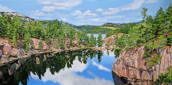 View from the Cloche Silhouette Trail